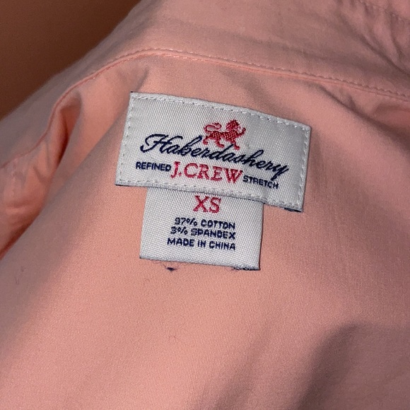 J. Crew Pink Button Down Blouse, Size: XS - Picture 4 of 8